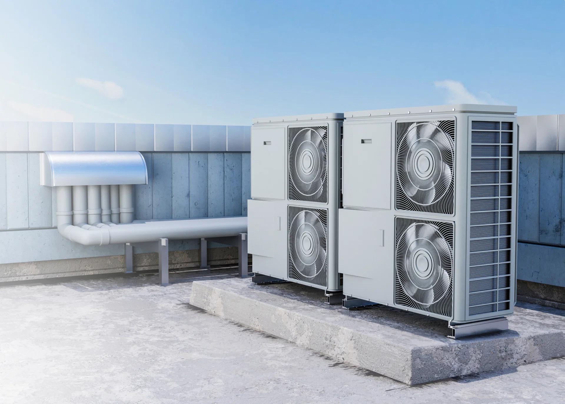 HVAC equipment and service work